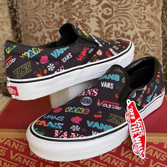 Vans Classic Slip On Disruptive Black/True White M - Picture 10 of 16